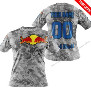 LIMITED EDITION PRODUCTS - US ARMY V1 - RED BULL RACING V1 - CUSTOM NAME - T-SHIRT