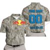 LIMITED EDITION PRODUCTS - US ARMY V2 - RED BULL RACING V1 - CUSTOM NAME - POLO SHIRT
