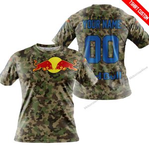 LIMITED EDITION PRODUCTS - US ARMY V3 - RED BULL RACING V1 - CUSTOM NAME - T-SHIRT