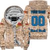 LIMITED EDITION PRODUCTS - US MARINE - RED BULL RACING V1 - CUSTOM NAME - FLEECE ZIP HOODIE