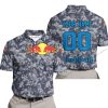 LIMITED EDITION PRODUCTS - US NAVY - RED BULL RACING V1 - CUSTOM NAME - POLO SHIRT