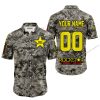 LIMITED EDITION PRODUCTS - US ARMY - ROCKSTAR ENERGY RACING V1 - CUSTOM NAME - BUTTON SHIRT
