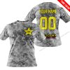 LIMITED EDITION PRODUCTS - US ARMY V1 - ROCKSTAR ENERGY RACING V1 - CUSTOM NAME - T-SHIRT