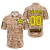 LIMITED EDITION PRODUCTS - US MARINE - ROCKSTAR ENERGY RACING V1 - CUSTOM NAME - BUTTON SHIRT