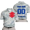 LIMITED EDITION PRODUCTS - US AIR PORCE - SUZUKI RACING V1 - CUSTOM NAME - POLO SHIRT