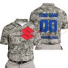 LIMITED EDITION PRODUCTS - US ARMY - SUZUKI RACING V1 - CUSTOM NAME - POLO SHIRT