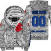 LIMITED EDITION PRODUCTS - US ARMY V1 - SUZUKI RACING V1 - CUSTOM NAME - FLEECE ZIP HOODIE