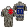 LIMITED EDITION PRODUCTS - US ARMY V2 - SUZUKI RACING V1 - CUSTOM NAME - BUTTON SHIRT