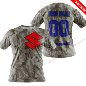 LIMITED EDITION PRODUCTS - US ARMY V2 - SUZUKI RACING V1 - CUSTOM NAME - T-SHIRT