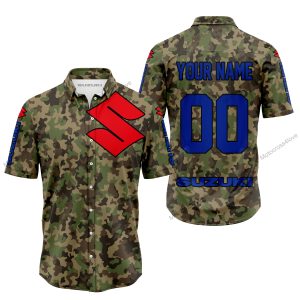 LIMITED EDITION PRODUCTS - US ARMY V3 - SUZUKI RACING V1 - CUSTOM NAME - BUTTON SHIRT