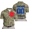 LIMITED EDITION PRODUCTS - US ARMY V3 - SUZUKI RACING V1 - CUSTOM NAME - POLO SHIRT
