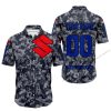 LIMITED EDITION PRODUCTS - US NAVY - SUZUKI RACING V1 - CUSTOM NAME - BUTTON SHIRT