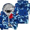 LIMITED EDITION PRODUCTS - US NAVY V1 - SUZUKI RACING V1 - CUSTOM NAME - FLEECE ZIP HOODIE
