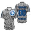 LIMITED EDITION PRODUCTS - US ARMY V1 - YAMAHA BLUE RACING V1 - CUSTOM NAME - BUTTON SHIRT