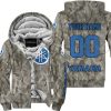 LIMITED EDITION PRODUCTS - US ARMY V2 - YAMAHA BLUE RACING V1 - CUSTOM NAME - FLEECE ZIP HOODIE