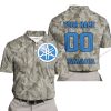 LIMITED EDITION PRODUCTS - US ARMY V2 - YAMAHA BLUE RACING V1 - CUSTOM NAME - POLO SHIRT
