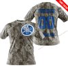 LIMITED EDITION PRODUCTS - US ARMY V2 - YAMAHA BLUE RACING V1 - CUSTOM NAME - T-SHIRT