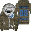 LIMITED EDITION PRODUCTS - US MARINE V1 - YAMAHA BLUE RACING V1 - CUSTOM NAME - FLEECE ZIP HOODIE