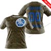 LIMITED EDITION PRODUCTS - US MARINE V1 - YAMAHA BLUE RACING V1 - CUSTOM NAME - T-SHIRT