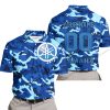 LIMITED EDITION PRODUCTS - US NAVY V1 - YAMAHA BLUE RACING V1 - CUSTOM NAME - POLO SHIRT