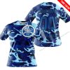 LIMITED EDITION PRODUCTS - US NAVY V1 - YAMAHA BLUE RACING V1 - CUSTOM NAME - T-SHIRT