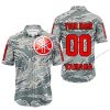 LIMITED EDITION PRODUCTS - US AIR PORCE - YAMAHA RED RACING V1 - CUSTOM NAME - BUTTON SHIRT