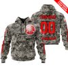 LIMITED EDITION PRODUCTS - US ARMY - YAMAHA RED RACING V1 - CUSTOM NAME