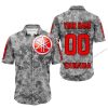 LIMITED EDITION PRODUCTS - US ARMY V1 - YAMAHA RED RACING V1 - CUSTOM NAME - BUTTON SHIRT