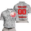 LIMITED EDITION PRODUCTS - US ARMY V1 - YAMAHA RED RACING V1 - CUSTOM NAME - POLO SHIRT