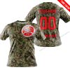 LIMITED EDITION PRODUCTS - US ARMY V3 - YAMAHA RED RACING V1 - CUSTOM NAME - T-SHIRT