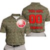LIMITED EDITION PRODUCTS - US MARINE V1 - YAMAHA RED RACING V1 - CUSTOM NAME - POLO SHIRT
