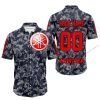LIMITED EDITION PRODUCTS - US NAVY - YAMAHA RED RACING V1 - CUSTOM NAME - BUTTON SHIRT