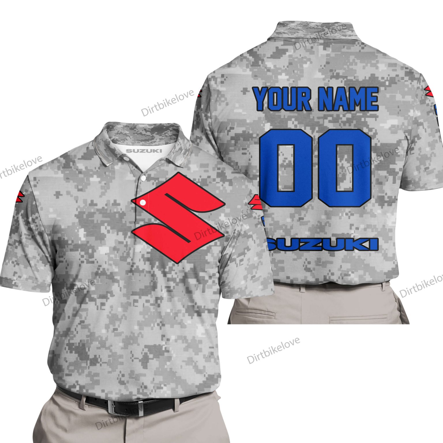 LIMITED EDITION PRODUCTS US ARMY V1 SUZUKI RACING V1 CUSTOM NAME 