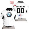 CUSTOM NAME RACING - LIMITED EDITION - BMW - WHITE V2 - POLO SHIRT