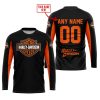 CUSTOM NAME RACING - LIMITED EDITION - HARLEY DAVIDSON - ORANGE - JERSEY