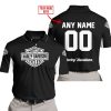 CUSTOM NAME RACING - LIMITED EDITION - HARLEY DAVIDSON - WHITE - POLO SHIRT
