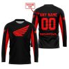 CUSTOM NAME RACING - LIMITED EDITION - HONDA - RED - JERSEY