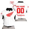 CUSTOM NAME RACING - LIMITED EDITION - HONDA - WHITE V2 - POLO SHIRT