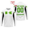 CUSTOM NAME RACING - LIMITED EDITION - KAWASAKI - WHITE V2 - JERSEY