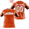 CUSTOM NAME RACING - LIMITED EDITION - KTM - ORANGE V2 - T-SHIRT