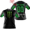 CUSTOM NAME RACING - LIMITED EDITION - MONSTER - GREEN - T-SHIRT