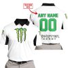 CUSTOM NAME RACING - LIMITED EDITION - MONSTER - WHITE V2 - POLO SHIRT