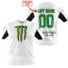 CUSTOM NAME RACING - LIMITED EDITION - MONSTER - WHITE V2 - T-SHIRT