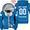 CUSTOM NAME RACING - LIMITED EDITION - POLARIS - BLUE V2 - FLEECE ZIP HOODIE