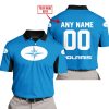 CUSTOM NAME RACING - LIMITED EDITION - POLARIS - BLUE V2 - POLO SHIRT