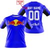 CUSTOM NAME RACING - LIMITED EDITION - REDBULL - BLUE - T-SHIRT