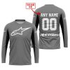 CUSTOM NAME RACING - LIMITED EDITION - ALPINESTARS - GREY V2 - JERSEY