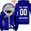 CUSTOM NAME RACING - LIMITED EDITION - ALPINESTARS - NAVY V2 - FLEECE ZIP HOODIE