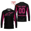 CUSTOM NAME RACING - LIMITED EDITION - ALPINESTARS - PINK 1 - JERSEY
