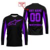 CUSTOM NAME RACING - LIMITED EDITION - ALPINESTARS - PURPLE - JERSEY
